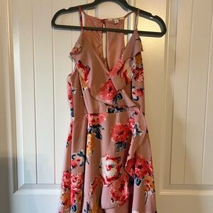 Miami Pink Sleeveless Dress